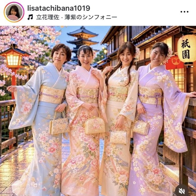立花理佐インスタグラム＠lisatachibana1019より