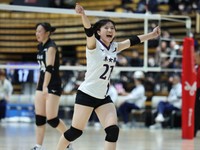 バレー - 【写真】女子は東京女子体育大学が、55年ぶり2度目の優勝 バレー - 【写真】女子は東京女子体育大学が、55年ぶり2度目の優勝