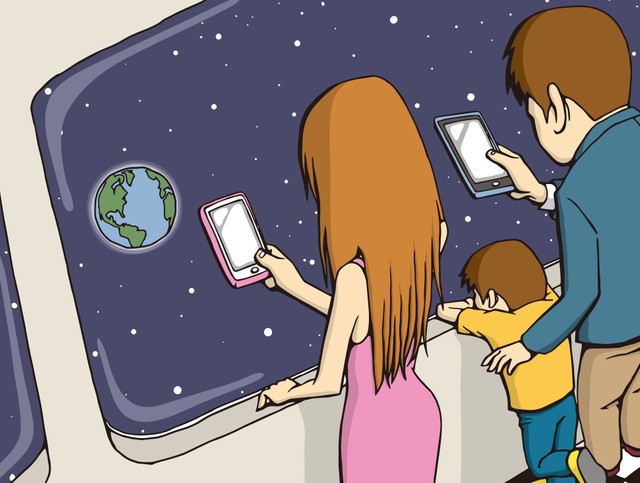 これくらい気楽に宇宙に行ける日がくるといいですね…　※画像はイメージです（hideyuki suzuki/stock.adobe.com）