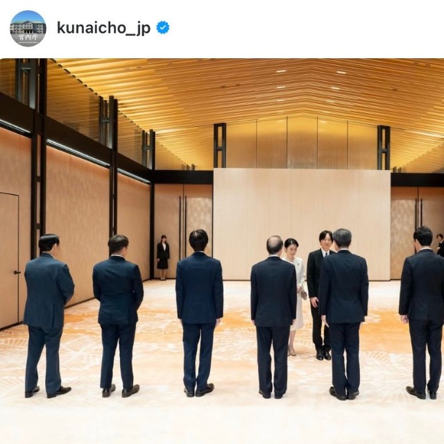 宮内庁公式インスタグラムから