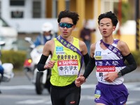 と*う様 中央大学陸上駅伝部のウィンドブレーカー上下です。 陸上・駅伝 - 中央学院大学・市川大世 無名から這い上がってきた主将