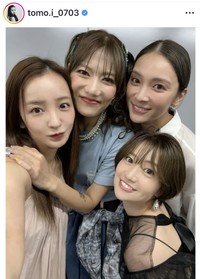 板野友美のインスタグラム＠tomo.i_0703より