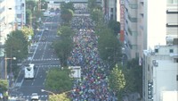 おかやまマラソン2018　岡山市街地を1万6000人が駆け抜ける