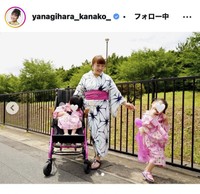 柳原可奈子のインスタグラム＠yanagihara_kanako_
より