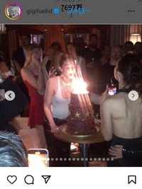 ジジ・ハディッドのインスタグラム＠gigihadidより