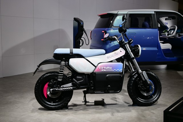 筆者の世代には懐かしいVanVanのEVモデル。市販化の期待大です