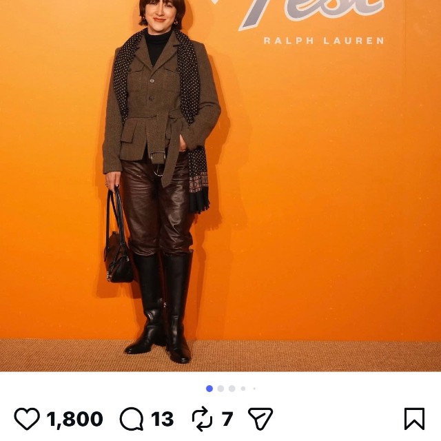 滝川クリステル（christeltakigawa）さんのインスタグラムより＝2026年10月24日