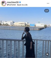 望月理恵アナウンサーのインスタグラム＠mochiee28より