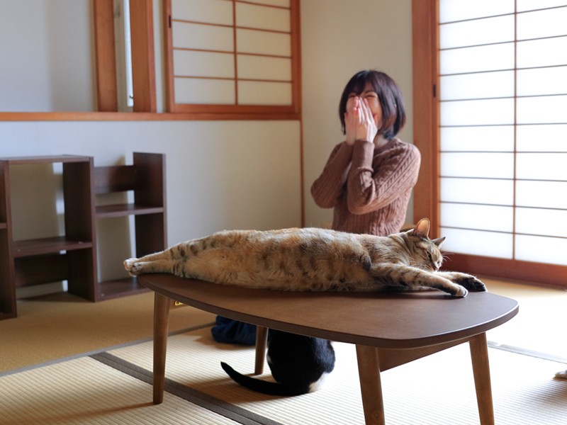 つくしも負けじと伸びーの大サービス！