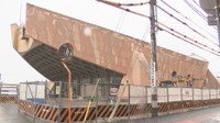 旧香川県立体育館解体工事の様子　高松市福岡町　6月25日
