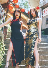 「週プレ」に登場したエリマリ姉妹©岡本武志／集英社