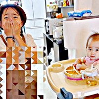 妹が「あい！」と初めてお返事。驚くお姉ちゃん（画像提供：はげちゃびん一族の日常さん）