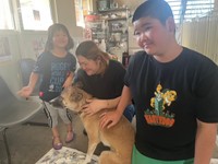 事故から3か月。家族と感動の再会