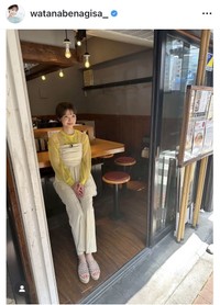 渡邊渚アナウンサーのインスタグラム＠watanabenagisa_より