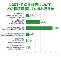 LGBT・性の多様性についてどの程度理解していると思うか（提供画像）