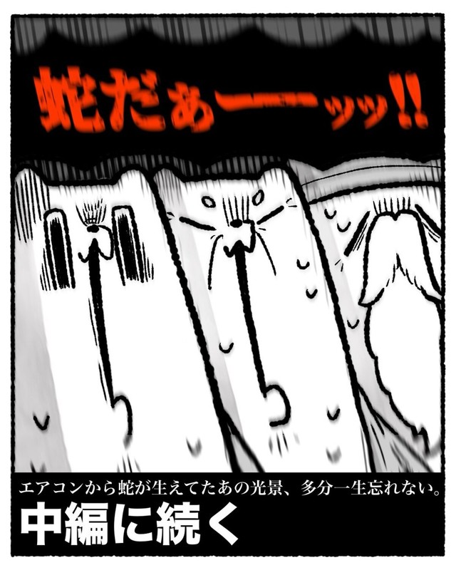 【漫画】『エアコンから〇〇が生えた話』12（ゆうさん提供）