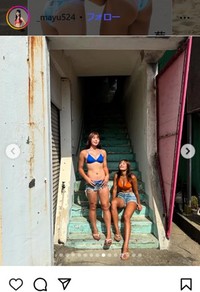 菊地真結のインスタグラム＠_mayu524より