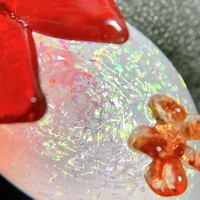 「宇宙を宿すガラスのウミウシ」（温井ガラス工房さんツイッターより）