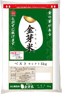 ＢＧ無洗米「金芽米　ベストレセクト」（提供：東洋ライス）