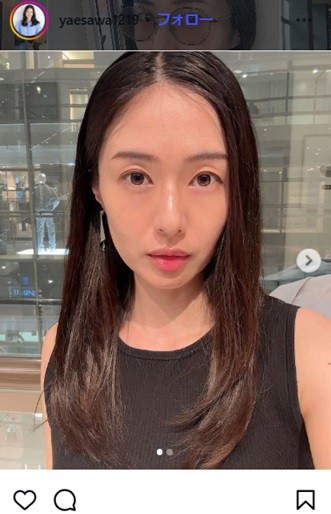 八重澤ひとみのインスタグラム＠yaesawa1219より