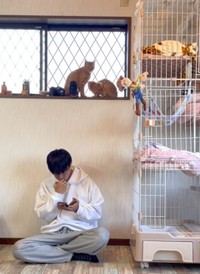 これからカメラのレンズが落ちていきます（三吉さん提供、動画よりキャプチャ撮影）