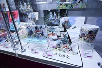 「機動戦士ガンダム水星の魔女EXPO」での商品展示 (C)創通・サンライズ・ MBS