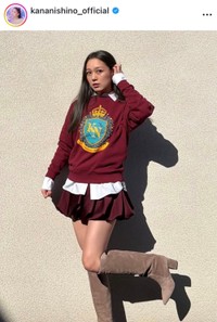 西野カナ インスタグラム(＠kananishino_official)より