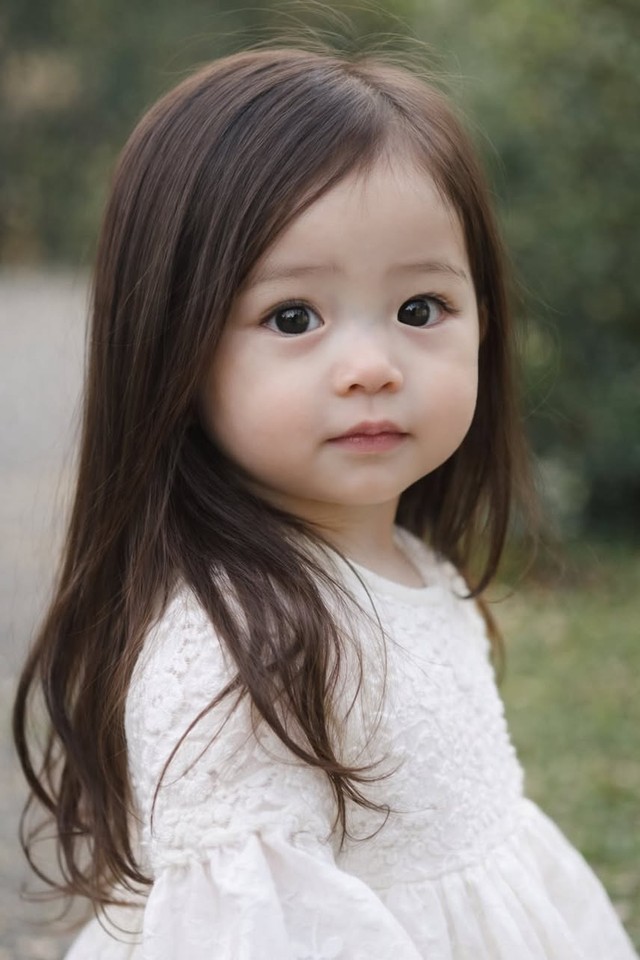 AIで生成した“髪の毛あり”の娘さんイメージ／Narumiさん（@nrm2_1）提供