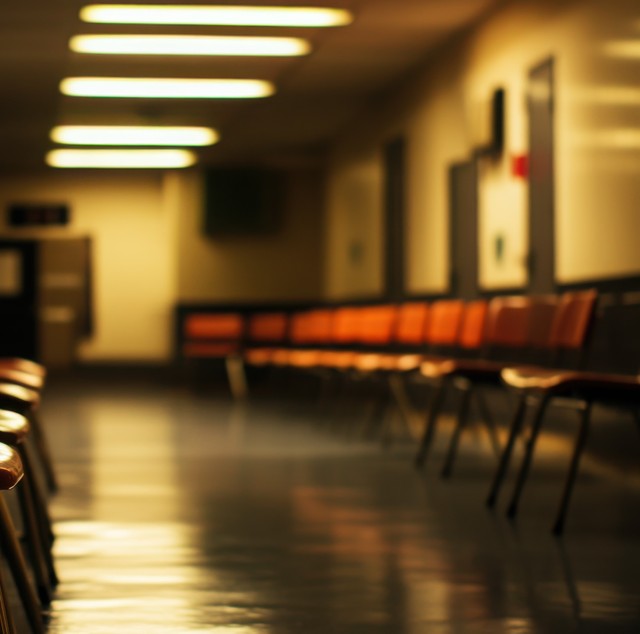 静まり返った病院は何かが出そう…　※画像はAIが作成したイメージです（MACHATOMI/stock.adobe.com）