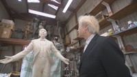 中野武営の銅像制作