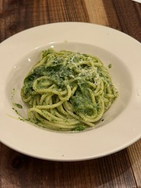 寄りの構図で美味しそうな画角のジェノベーゼ（提供：たむらかえさん）