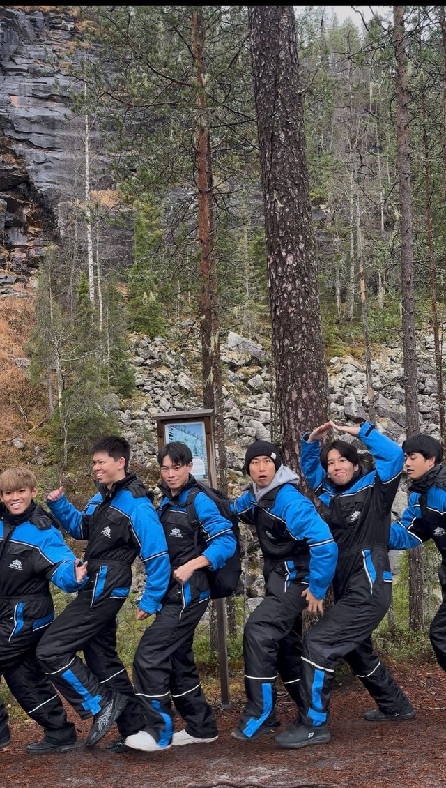 話題を呼んだ動画の1コマ。行く先々で思い出を記録／DAIさん（@_tdnkm）提供