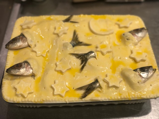 ねじ込んできたイワシにせっかくだから星でも見させてあげましょうか.......（提供：お菓子作り お嬢様さん）