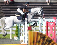 競技馬として活躍していた時のイーグルBくん（画像提供：芦峅ホースヴィレッジさん）