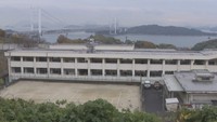 下津井中学校　倉敷市下津井吹上