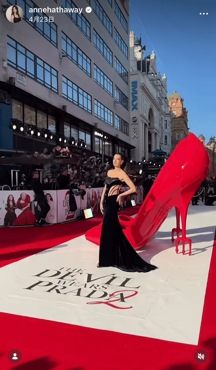 アンハサウェイ (@annehathaway)さんのインスタグラムより