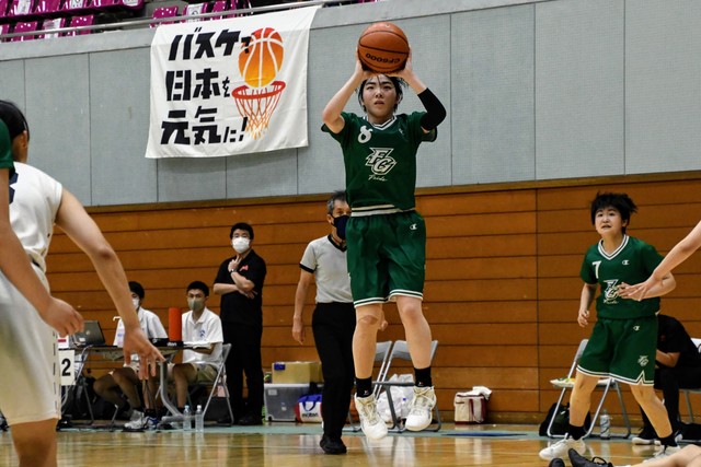 【女子決勝】日本航空―富士学苑（全国高校総体バスケ山梨県大会）