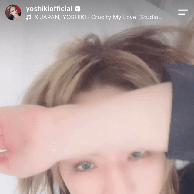 YOSHIKI (@yoshikiofficial)さんのインスタグラムより