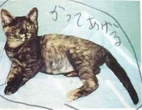 当時、小学生だった娘さんが写真を見て、雑誌に「かってあげる」と書いた