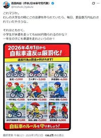 百田尚樹氏のX(旧ツイッター)＠Hoshuto_hyakutaより