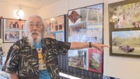 パラオとの友好を　戦時中にパラオから引き揚げた倉敷市の男性(90)が自宅で写真展　岡山