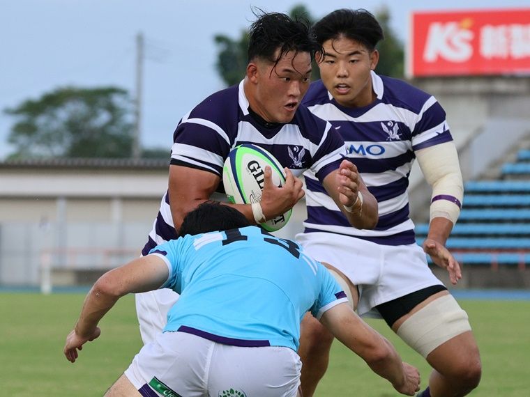 ラグビー - 明治大・利川桐生 早明戦を控え「誰よりも仕事をする」日本