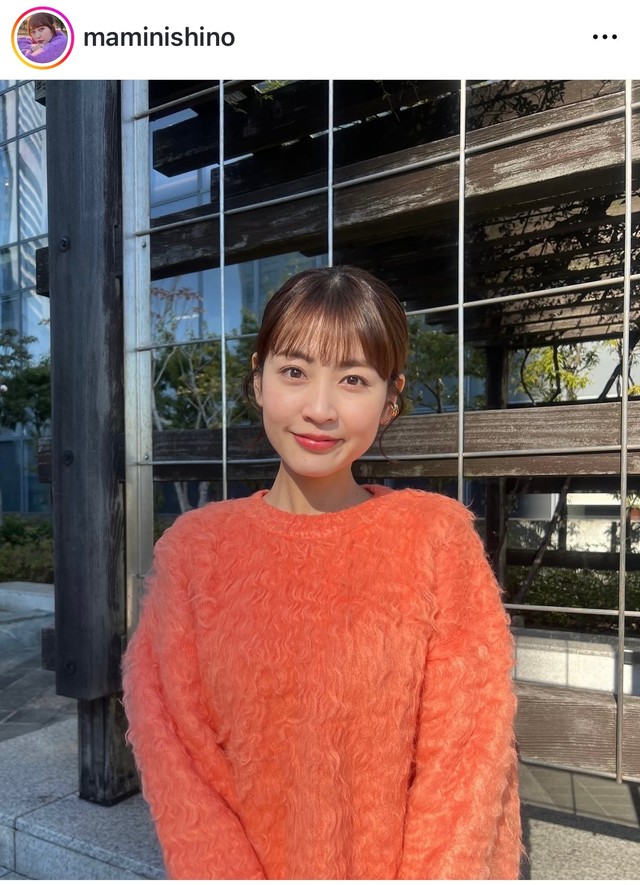 西野実見（@maminishino）さんのインスタグラムより