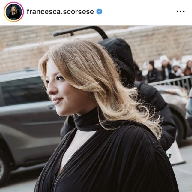 フランチェスカ・スコセッシのインスタグラム＠francesca.scorseseより