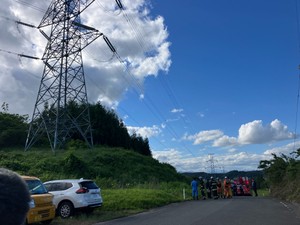 【速報】宮城・栗原市で労災事故　３人けが　感電か