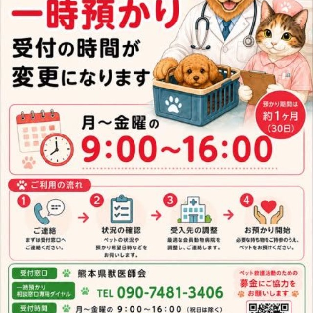 県獣医師会の会員病院で被災した犬や猫を一時的に預かる支援を行っている（「愛と愉快な保護猫たち」さん提供）