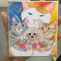 猫に限らず犬も。お客さんの要望に応えてくれる（キムラさん提供）