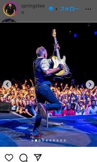 ブルース・スプリングスティーンのインスタグラム＠springsteenより