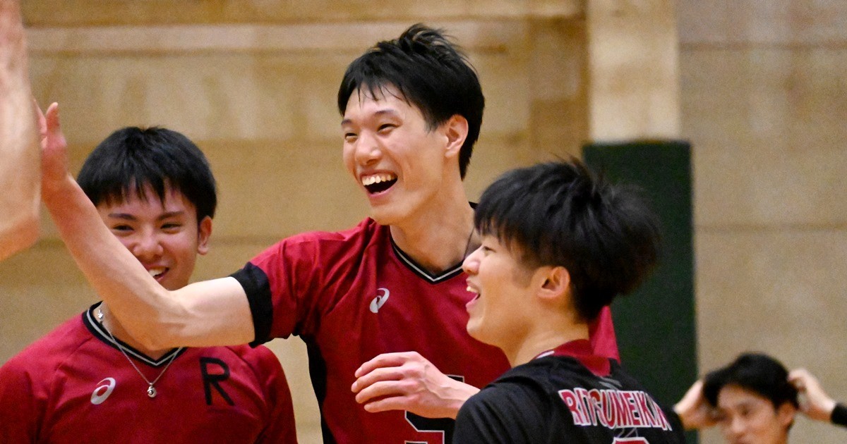 バレー - 立命館大バレー部副主将・真柄拓実 チームを支えた1年、最後