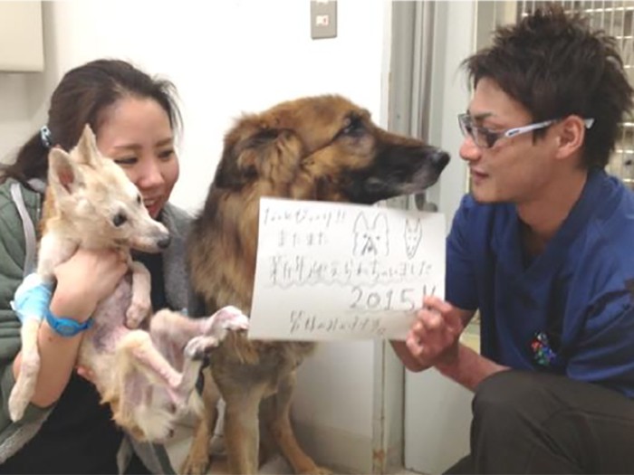 番長とのかけがえのない一日一日を、写真に収める（三橋さん提供）